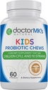 Copii Probiotice Chembable by Doctor MK's®, Sugar Free, Gusts like Candy, Natural Wild Berry Tablets, Vegetarian/Vegan