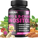 Inozitol Supliment - Myo-Inositol și D-Chiro Inositol Plus Ashwagandha, Berberine, Scorțișoară și 5 Mores - 120 Capsule