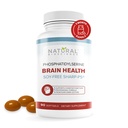 Soy Free Fosfatidilserină 100mg - Supliment fosforatidilserină de la floarea-soarelui lecitină, Patentat Sharp PS100, Brain Health, Memory Aid, Cortisol Control, Mental Sharpness, Non OMG, 90 Softgels