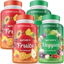 Superfood 180 Fructe și 180 Capsule vegetale - alimente întregi Superalimente naturale - Menține niveluri de energie, cu Aloe Vera - Soy Free (90 Conte de 4)