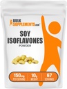 vracSupplements.com Soy Isoflavones pulbere - Soy Isoflavones 150mg, Isoflavones Supliment pentru femei - pentru suport osos, Pure & Gluten Free - 150mg per Serving, 10g (0,35 oz)