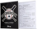 Murray Sporting Goods Baseball & Softball Scorebook - 35 Games Score Book - Scoring Book for Statistics - Adult, Youth, Little League Baseball Softball Scorebook for Scorekeers