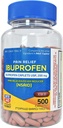 Rite Aid Pharmacy Ibuprofen 200 mg - 500 Caplete maro acoperite - Reliever durere și Reductor febră - Migrene Relief - Back Pain Relief - Artrite Pain Relief Pilule - Durere Killer