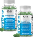 Amire de Dr. Awan tiroida Suport Gummies, Promoveaza functia sanatoasa de tiroida, Kelp, Seleniu & Ashwagandha pentru a imbunatati energia, imunitatea, metabolismul, 120ct, 60 zile de aprovizionare