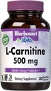 Bluebonnet Nutrition L-Carnitina 500mg, Transporturi Acidi grasi*, Boosts Cellular Energy*, Soy-Free, Gluten-Free, Non-GMO, Kosher Certified, Vegan, 30 Capsule vegetale, 30 Servings