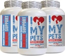 Antioxidanți câine - Dog Immune Support - Booster - PET sănătos - Supliment - Dog Immune Health - 180 Tratează (3 Sticle)