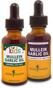 Herb Pharm Mullein Ulei de usturoi, 1 Oz și Kids Mullein Ulei de Usturoi, 1 Oz Set de cadouri Herbal