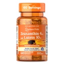 Puritan's Pride Zeaxanthin 4mg with LutieldTM Lutein 10mg Carotenoids, Dietary Supplement for Healthy Eyes and Vision, 60 Easy-to-Swallow Rapid Release Softgels
