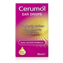 Dual Acţiune Picături ureche, 10ml, Formulare blândă, ajută la ameliorarea simptomelor de ceară ureche, Softens ceară de ureche, Dropper Inclus