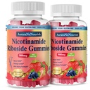 2 ambalaj NAD Resveratrol Supliment, Zahăr gratuit 900mg Gume cu Quercetin, Colagen, Support Vitamina Anti imbatranire, Regenerarea celulelor, Boost energie, Îmbunătățirea pielii pentru bărbați