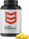 MTN OPS Omega 3 Suplimentul ulei de pește, 1000mg Softgels acid gras pentru inima sanatoasa, Joint & Bone Health, 30 Serviri