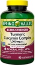 Spring Valley Extra Putere Curcumin Turmeric Complex Geluri Soft Supliment alimentar, 1000 mg, 90 Conte