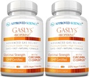 Science® GaslysTM - Soothe Digestive Tract, Alleviates Gas and Stomac Cramps - Artichoke Powder, Ginger, Fennel Seed - 60 Count - Pack of 2