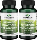Swanson Full Spectrum Turmeric Hawthorn & Cayenne 60 Capsule (2 ambalaj)
