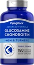 Piping Rock Glucosamine Chondroitin MSM şi Turmeric 