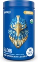 BIRDMAN Falcon Organic Vegan praf de proteine Vanilie, 24g Proteina, Zahar gratuit, Probiotice, Low Carb, Keto Friendly, Dairy Free, Lactoză gratuit, Non Whey, Pe bază de plante Pea Proteina pulbere - 18 Serviri