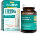 Nouri Capsule Probiotice si Omega pentru sanatate prenatala, Probiotice prenatale pentru femei, SIDA Digestia si Absorbtia nutrienta pentru mama si copil, Take Daily - 30 zile de aprovizionare