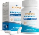 Probiotice pentru femei si barbati, Pro Formula, Daily Probiotic Supliment, Ajuta Soothe ocazional Descomfort abdominal & Blooting, 500 Miliarde CFU, 22 Strains, 52 Capsule