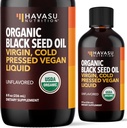 Organic Black Seed Ulei de semințe de rece presat lichid - Black chimin Supliment pentru funcția sistemului imunitar, suport digestiv, Hair Nourishment & Sănătate generală - 8 Fl Oz - Nearomat, Non-GMO, Vegan