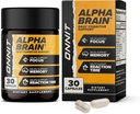 ONNIT Alpha Brain Nootropic Creier Supliment pentru bărbaţi şi femei, IGENTM non-GMO testat 
