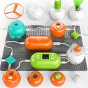 Circuite SNAEN pentru copii 4-8 8-12 - Kituri de știință pentru copii Vârsta 5-7 8-10, Peste 300 de proiecte, 31 Piese, Electronice Explorarea cadouri educaționale pentru băiat copil Vârstele 3 4 5 6 7 8 9 10 11 12