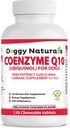 Coenzime Q10 mare potenta COQ10-40mg UBIQUINOL pentru câini (120 Tabs) Made in U.S.A. CoQ10 pentru câini