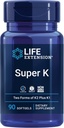 Extensie de viață Gamma E Tocopherols mixte & Tocotrienols 60 Softgels și Super K Vitamina K1 K2 MK-7 MK-4 Vitamina C 90 Softgels Bundle