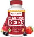 Simțiți-vă mari vitamine rosii super-fructe 