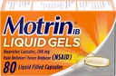Motrin IB Ibuprofen 200 mg Geluri lichide, Ibuprofen Pain Relieiver & Febra Reductor pentru adulţi, Ajutor pentru artrita minoră Durere, dureri musculare, dureri de cap, Crampe menstruale şi dureri de spate, 80 ct