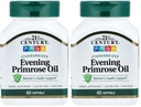 21st Century Evening Primrose Oil Softgels, 60 Count (Pachet de 2)