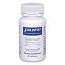 Încapsularea pură Seleniu - 200 mcg - pentru funcţie celulară sănătoasă, sistem imunitar şi apărare antioxidantă - Supliment mineral - Vegan & Gluten gratuit - 60 capsule