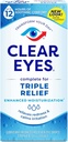 Clear Eyes Triple Acţiune Relief ochi picături 0.50 Ounce