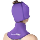ComfiTECH Cold Cap şi gât pachet de gheaţă Wrap Gel Combo, Pachet de îngrijire pentru cap şi cervical, violet