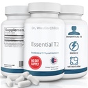 Dr. Westin Childs Essential T2 - T2 Suplimentul suport tiroidian cu Bio-Identica 3,5 Diiodo-l-thironina pentru Hipotiroidism, Hashimoto's, tiroidectomie & Rai, Non OMG, 60 Day Supply