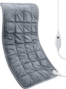 Pad de încălzire în greutate 17'x 33" XXXL Pad electrice de încălzire pentru Relief de durere spate, 5LBS cu 6 Setări de căldură 2H Auto-Off Pad de căldură pentru picioare de arme de umăr cramps Washable