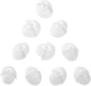 MEDca Audiere Ajutor Standard Primitor Tulip Domes Compatibil cu GN Resound Sure Fit - 10-Pcs Universal Indible Tip de înlocuire Domes urechi pentru BTE PSAP Amplificatoare de auz și modele deschise Fit, clar