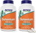 Acum Seleniu 200mcg Capsule, 300 Conte (Pachet de 2) - L Selenometionină Supliment mineral pentru femei și bărbați - Veg Caps, Non-GMO, Vegan Friendly, Yeast-Free