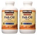 Kirkland Signature Hgar Fish Oil Concentrat 2 Pack, 400 Count (Pachet de 2)