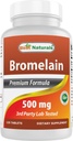 Cele mai bune naturale Bromelain enzime  Proteolitice digestive Suplimente, 500 mg, 120 comprimate - Suporturi Digestie sanatoasa, Sanatate comuna, Absorbtie nutrient