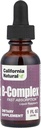 California Natural B Complex Sublingual Supliment, zmeură, 1 Ounce