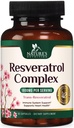 Suplimentul Resveratrol 1800mg - Antioxidanti cu putere suplimentara pentru imbatranire sanatoasa si suport imunitar - heart Health & Cellular Energy Support - Non-GMO, Biodisponibil Trans-Resveratrol - 60 capsule Vegan