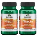 Swanson Niacin (Vitamina B3) - Suplimentul de vitamine care sprijină sănătatea inimii și metabolismul carbohidrat - promovează producția naturală de energie - (250 comprimate, 100 mg NE Fiecare) (2 ambalaj)