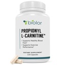 Biovy mare de absorbţie Propionil-L-Carnitină (PLCAR) nr Fillere artificiale - Propionil L Carnitina HCL supliment pentru susţinerea circulaţiei sângelui - 120 capsule