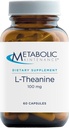 Întreţinere metabolică 100 mg L- Theanină Supliment pentru a sprijini concentrarea sănătoasă şi relaxare - L-Theanină Suntheanină Aminoacid pentru susţinerea răspunsului la stres (60 capsule)