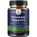 Saw de plante Palmetto Suplimentul pentru barbati - Potent Pygeum si Saw Palmetto Extract cu Beta Sitosterol si Ceai verde pentru barbati adulti pentru suport tract urinar si urina frecventa - 60 capsule