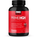 Force Factor Prime HGH Secretion Activator, HGH Supliment pentru barbati cu Studiat clinic AlphaSize pentru a ajuta la declanșarea producției HGH, creșterea forței de antrenament, și îmbunătățirea performanței, 75 capsule