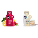 GU Energy Gel 8-Count Raspberry Lemonade și ziua de naștere tort Sports Nutrition Energy Gel Bundle