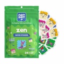 NATPAT Zen patch autocolante de calmare pentru copii și adulți - chimice și de droguri, suport pentru relaxare, calm și emoție regulament - BuzzPatch Natural Patch (24 Pack)