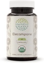 HerbEra Elecampane 60 USDA Capsule organice, 500 mg, Made with Elecampane (Inula Helenium) Uscate (60 capsule)