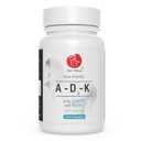 ADK Suplimentul de vitamine cu antioxidanți de rețea - A, D3, K2 (MK-7 Non-Soy) și E cu CoQ10 și acid lipoic alfa - pentru viziune, oase puternice și dinți, și suport imun - D3 5000 ui Complex